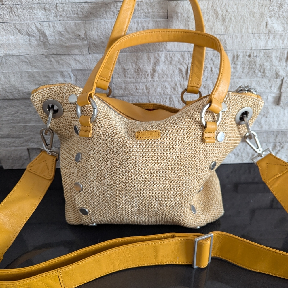 Hammitt Orange and Tan Satchel with Vibrant Accents